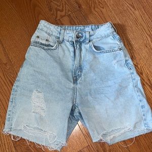Mom denim shorts